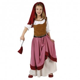 Disfraz de Mesonera Medieval para niña