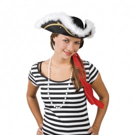 Sombrero Pirata 3 Picos para adultos