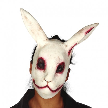 Máscara Conejo terror de latex