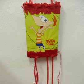Piñata Phineas and Ferb infantil para cumpleaños
