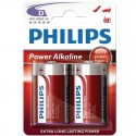 PHILIPS - POWER ALKALINE PILA D LR20 BLISTER*2