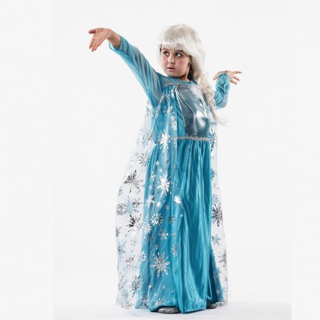 Disfraz de princesa del hielo infantil