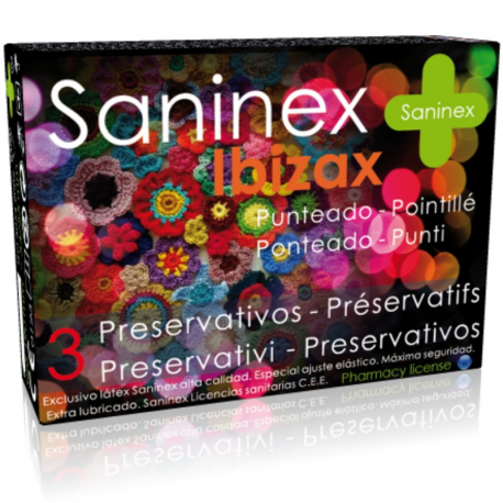 SANINEX IBIZAX PRESERVATIVOS 3 UDS (REGALO) - CADUCIDAD 04/2022