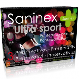 SANINEX ULTRA SPORT PRESERVATIVOS 3 UDS (REGALO) - CADUCIDAD 04/2022