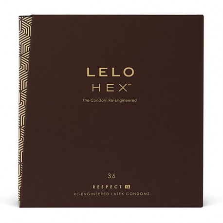 LELO - HEX PRESERVATIVO RESPECT XL 36 PACK