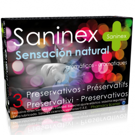SANINEX CONDOMS NATURAL SENSATION 3 UDS (artuculo regalo caducidad fin 4/22)