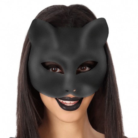 Máscara de Gata negra para mujer