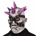 Máscara Zombie Punky de latex para adulto