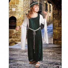 Disfraz de Dama Medieval para niña