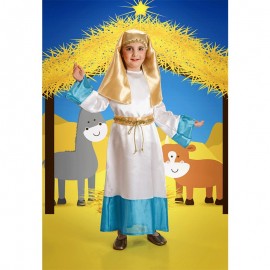 Disfraz de Virgen María para niña