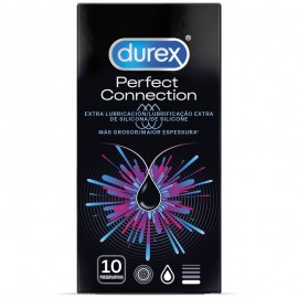 DUREX - PERFECT CONNECTION EXTRA LUBRICACION SILICONA 10 UNIDADES