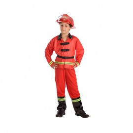 Disfraz de bombero musculoso para niño