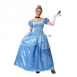 Disfraz de Princesa Azul para mujer