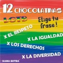 PRIDE - CAJA DE 12 CHOCOLATINAS CON LA BANDERA LGBT