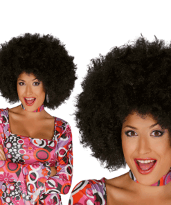 Peluca Afro Rizos Gigantes para adultos