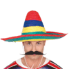Sombrero Mexicano Multicolor para adultos