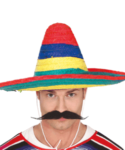 Sombrero Mexicano Multicolor para adultos