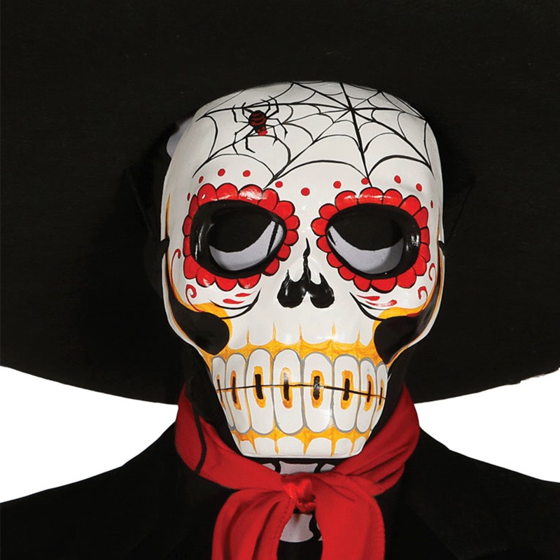 Careta Esqueleto Azul