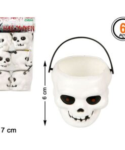 Calavera con luz intermitente