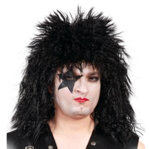 Peluca Rockera negra
