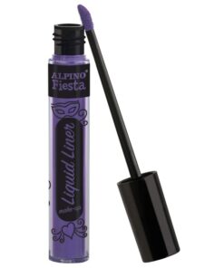 Maquillaje liquido al agua de color morado