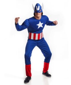 Disfraz de super heroe americano para hombre