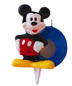 Vela para cumpleaños de Mickey