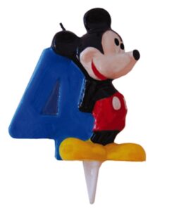 Vela para cumpleaños de Mickey