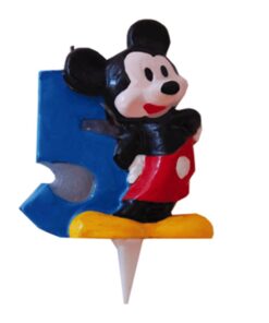 Vela para cumpleaños de Mickey