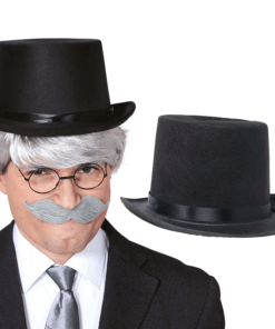 Sombrero chistera de fieltro para adulto