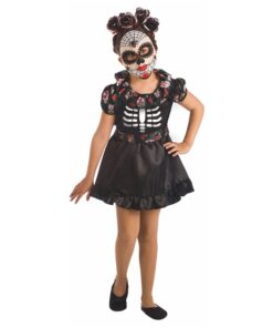 Disfraz de Catrina, para niña