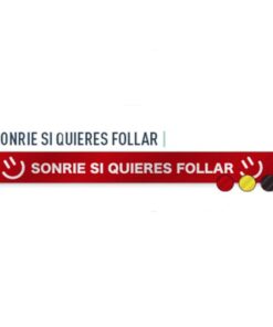 Banda de "Sonríe si quieres follar" para adulto