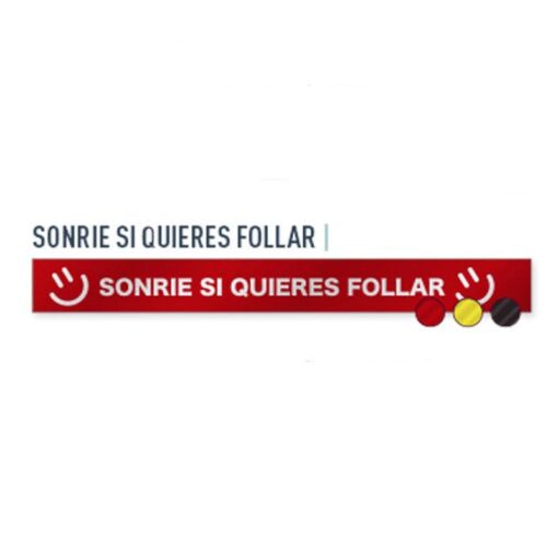 Banda de "Sonríe si quieres follar" para adulto