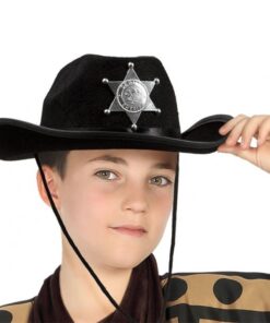 Sombrero de Sheriff de fieltro infantil