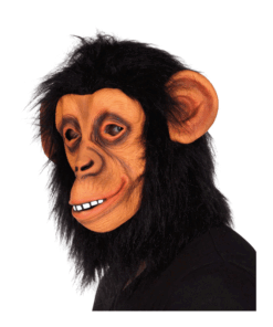 Máscara de Chimpancé con pelo para adulto