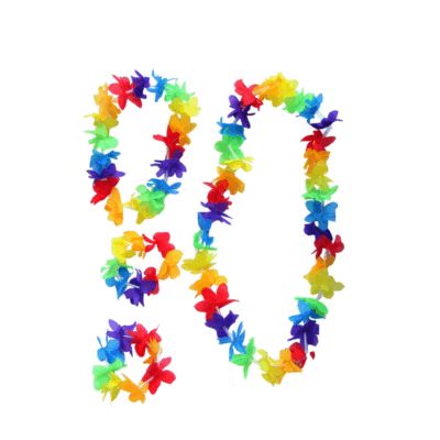 Conjunto Hawaiano multicolor