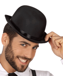 Bombín de fieltro para adultos