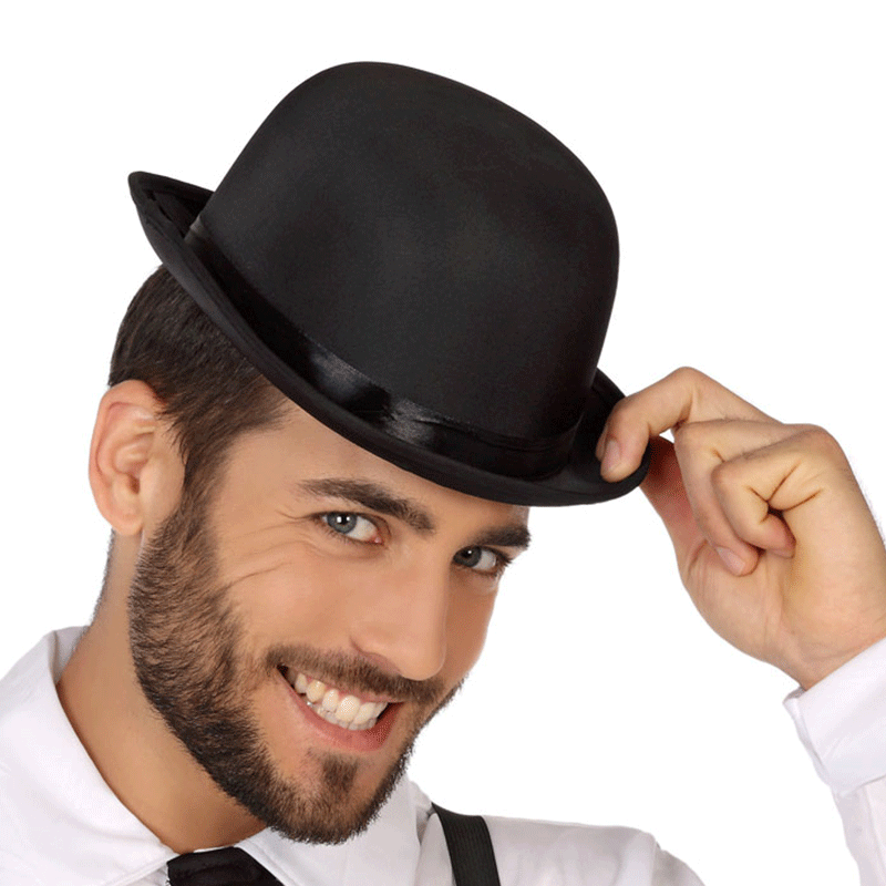 Bombín de fieltro para adultos