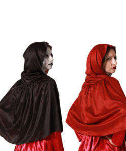 Capa con capucha reversible