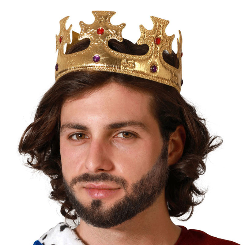 Corona de Rey dorada