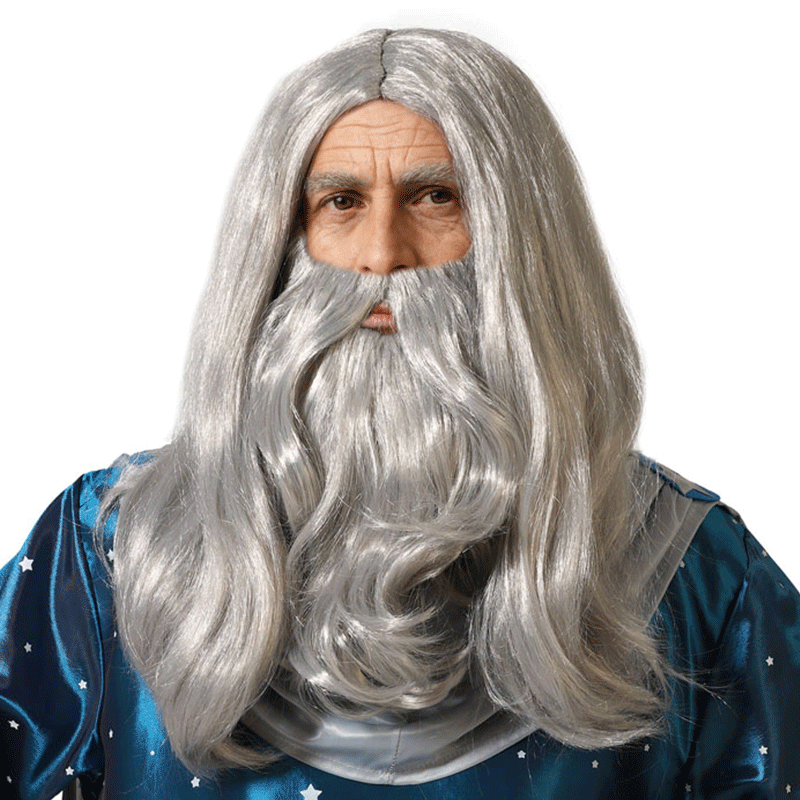 Peluca de Mago para adulto