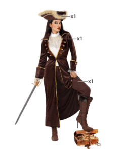 Disfraz de Pirata para adultos