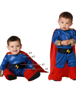Disfraz de Héroe de comic para bebé