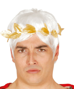 Corona Cesar dorada para adulto