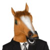 Máscara de Caballo latex para adultos