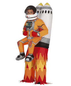 Disfraz de Cohete con Astronauta Hinchable para adulto