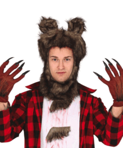 Guantes de Hombre Lobo con Garras para adulto