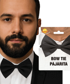 Pajarita lisa en color negro