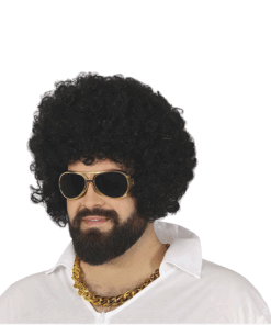 Peluca del Rey del Rock para adultos