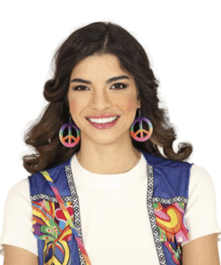Pendientes Hippie multicolor para adultos